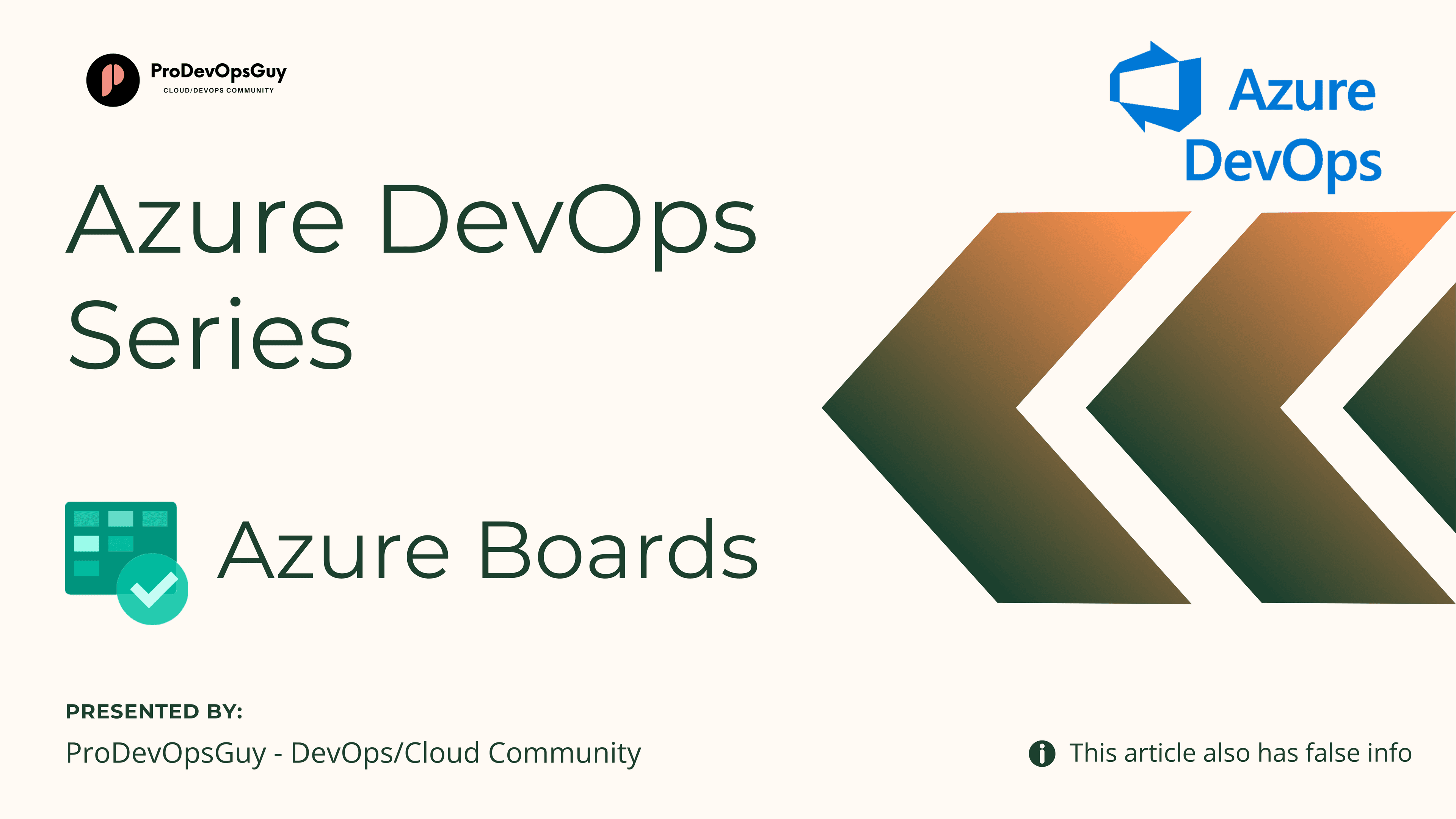 Azure DevOps Series - Azure Boards